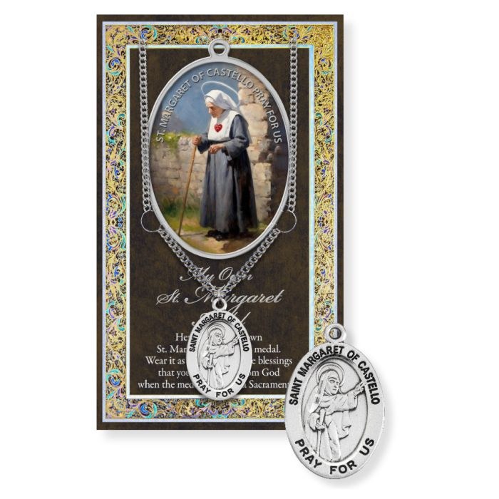 ST MARGARET OF COSTELLO MEDAL AND FOLDER