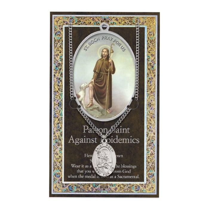 ST ROCH MEDAL AND FOLDER