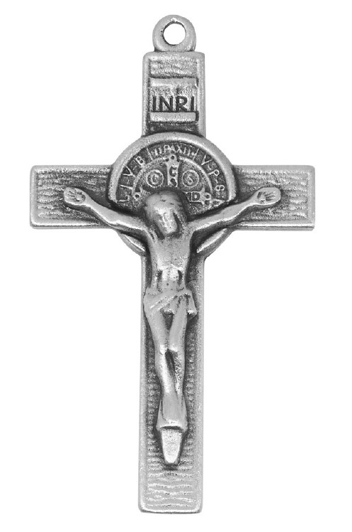 ST. BENEDICTCRUCIFIX WITH 24'' STAINLESS STEEL CHAIN
