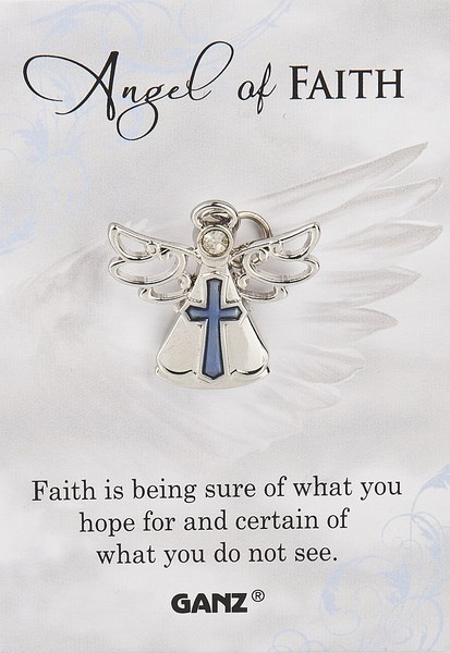 PIN ANGEL OF FAITH ZINC