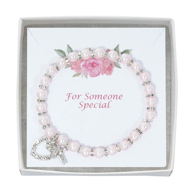 PINK PEARL CRY HEART STRETCH