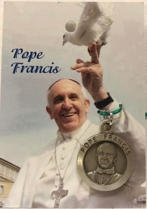 POPE FRANCIS 1&quot; ROUND MEDAL