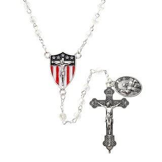 CRYSTAL POPE LEO ROSARY USA