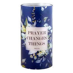 PRAYER CHANGES THINGS LED CANDLE