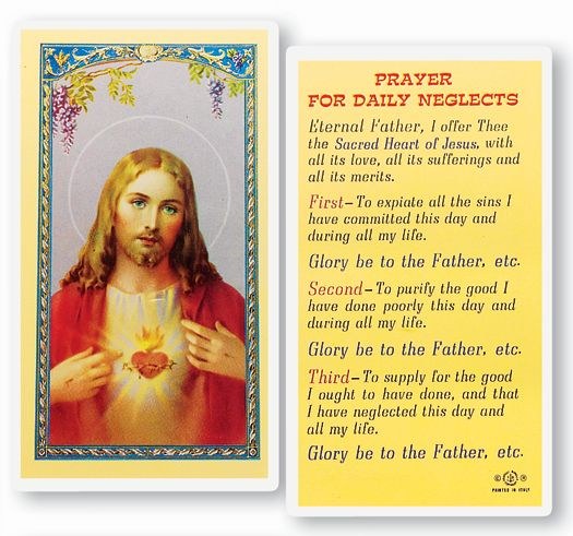 PRAYER FOR DAILY NEGLECTS