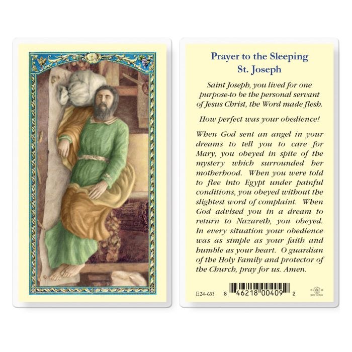 PRAYER TO THE SLEEPING ST JOSEPH
