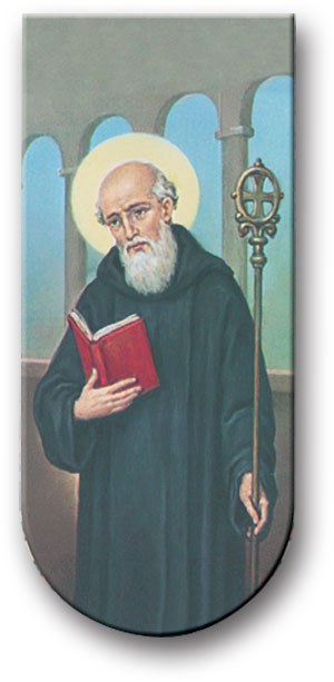 PRAYER TO SAINT BENEDICT MAGNETIC BOOKMARK
