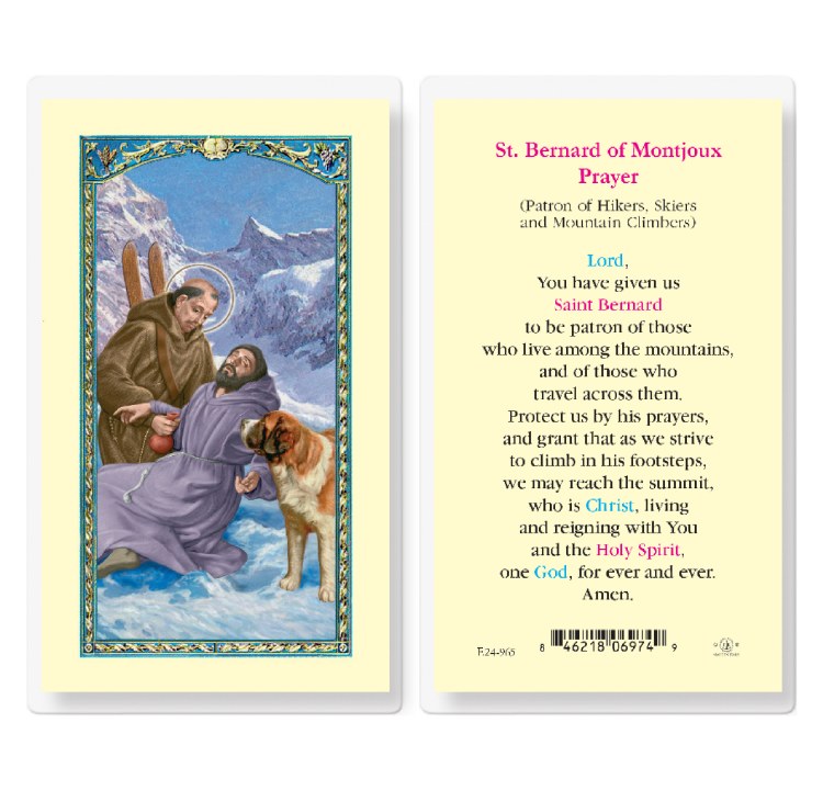 ST BERNARD OF MONTJOUX PRAYER