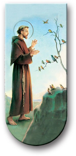 PRAYER TO SAINT FRANCIS MAGNETIC  BOOKMARK