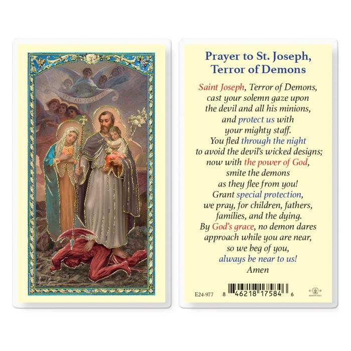 PRAYER TO ST JOSEPH, TERROR OF DEMONS