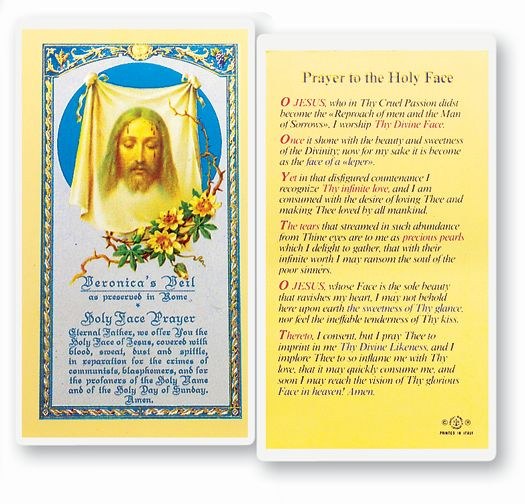PRAYER TO THE HOLY FACE