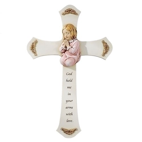 PRAYING GIRL CROSS 8.25&quot;