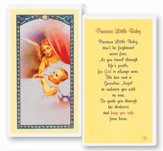 PRECIOUS LITTLE BABY PRAYERCARD
