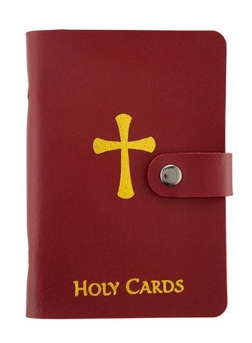 RED HOLY CARD HOLDER