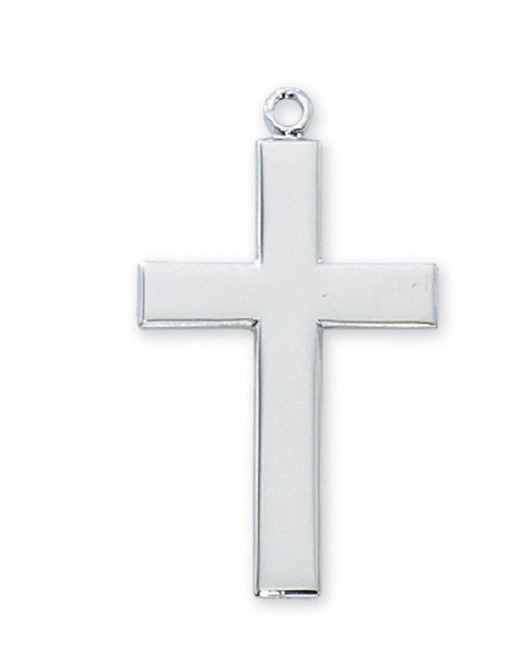 RF CROSS WITH 24" STAINLESS STEEL CHAIN