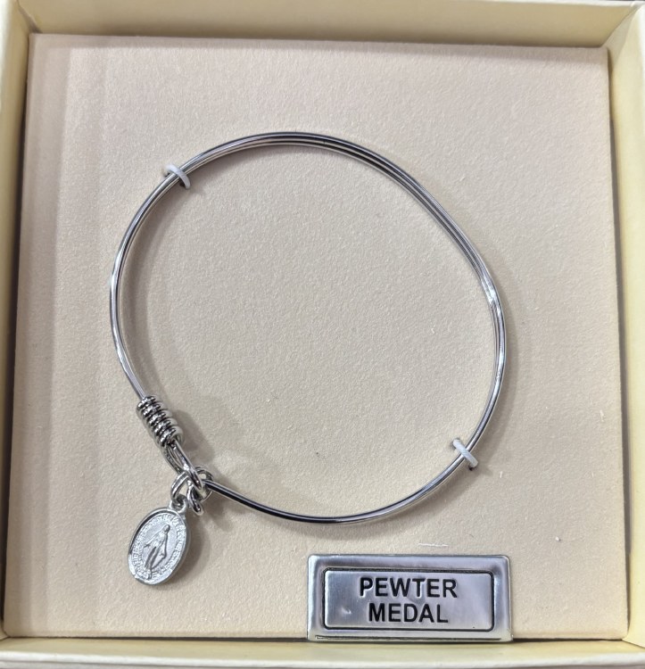 PWETER MIRACULOUS MEDAL BANGLE