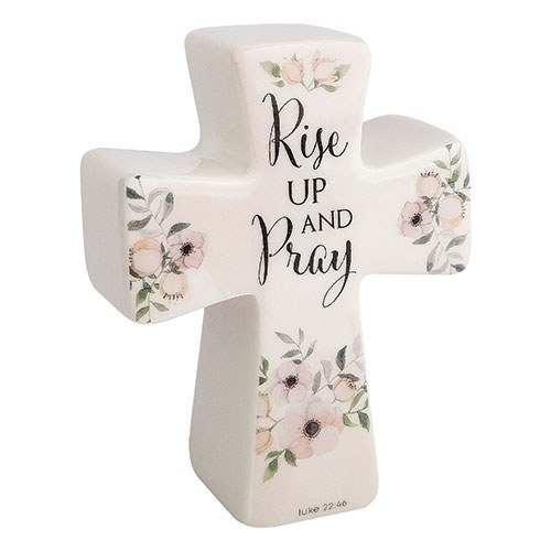 RISE UP AND PRAY STANDING CROSS