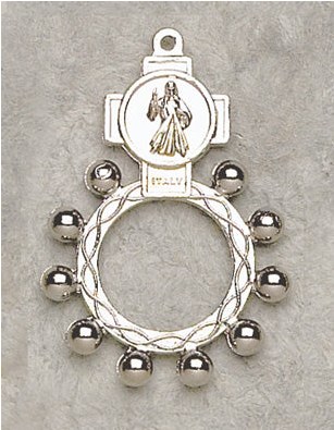 DIVINE MERCY ROSARY RING