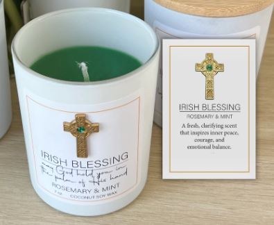ROSEMARY/ MINT IRISH BLESS CANDLE
