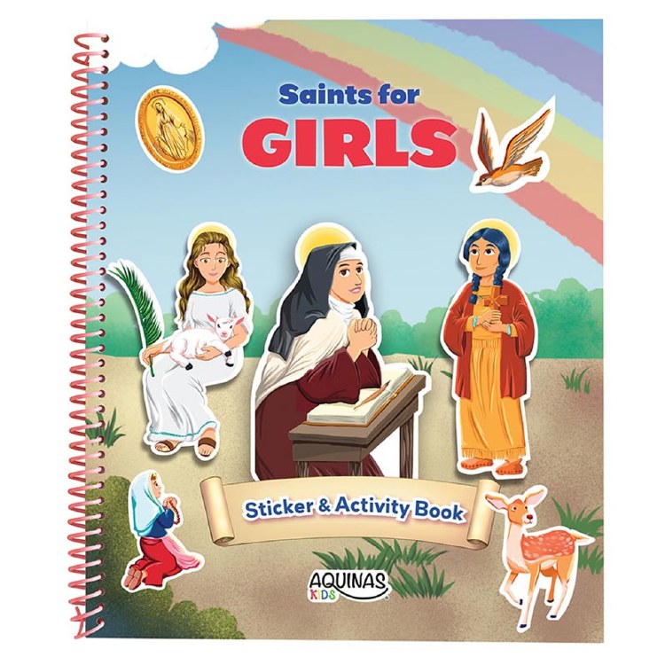 SAINTS FOR GIRLS STICKER BOOK