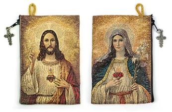 SACRED HEART OF MARY AND JOSEPH POUCH