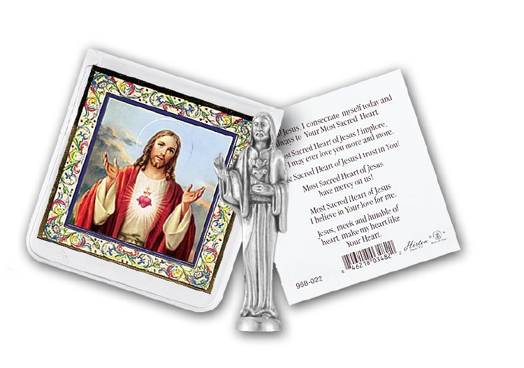 SACRED HEART OF JESUS POCKET STATUE