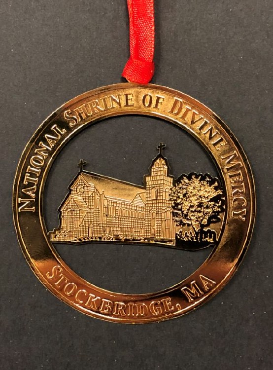 NATIONAL SHRINE OF THE DIVINE MERCY ROUND ORNAMENT