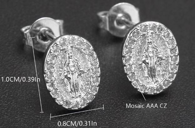 SILVER CRY MIRAC EARRINGS