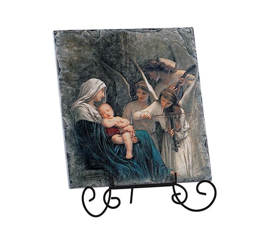 SONG OF ANGELS PLAQUE W/STAND