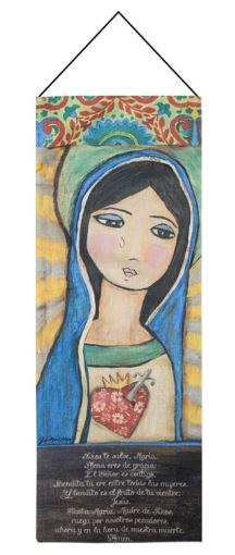 SPAN IMMAC MARY WALL HANGING