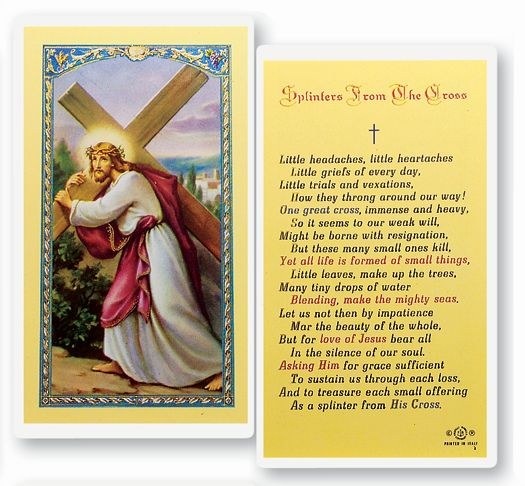SPLINTERS FROM THE CROSS - Divine Mercy Gift Shop