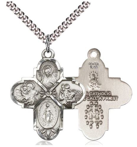 SS 4-WAY MEDAL SN 24" LARGE