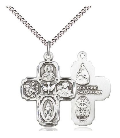SS 5-WAY MEDAL ENGRAVED 18"