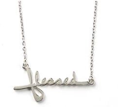 STERLING SILVER BLESSED NECKLACE