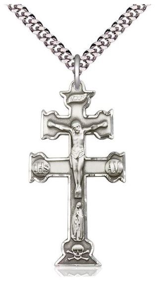 SS CARAVACA CRUCIFIX 1.5" 24"