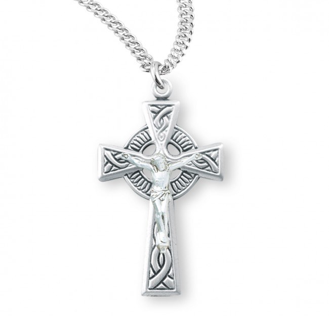 SS IRISH CELTIC CRUCIFIX