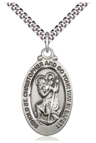 SS CHRIS MEDAL 24" CHAIN
