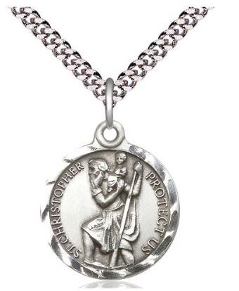 SS CHRIS MEDAL PLAIN BACK