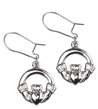 SS CLADDAGH DANGLE ERRNGS