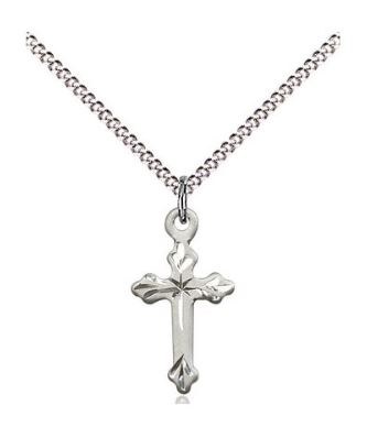 SS CROSS ENGRAVED SMALL STAR