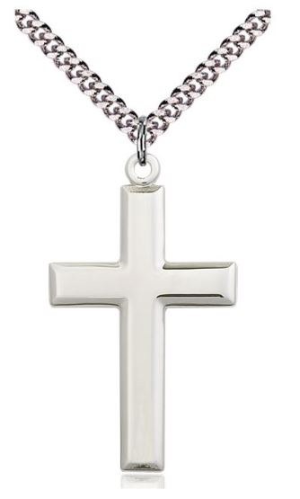 SS CROSS POLISHED HEAVY CHAIN