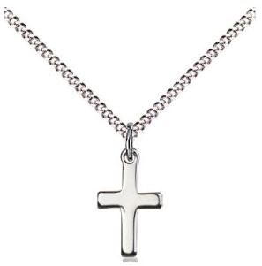 SS CROSS TINY POLISHED CROSS