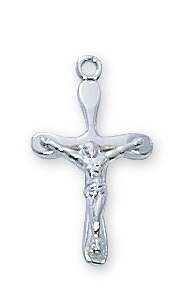 SS CRUCIFIX 16&quot; CHAIN