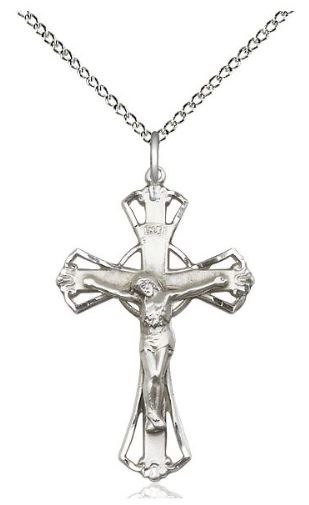 SS CRUCIFIX 18 FRENCH ROPE W/L