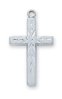 SS ENGRAVED CROSS