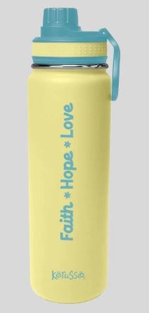 FAITH HOPE LOVE WATER BOTTLE