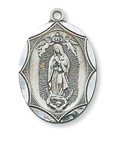 SS GUADALUPE MEDAL LARGE OVAL