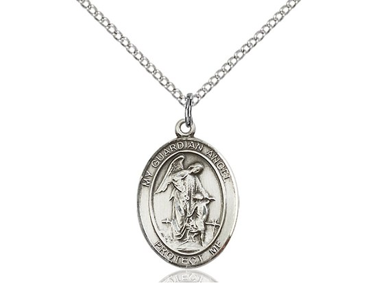 SS GUARDIAN ANGEL W/ CHILD 18''