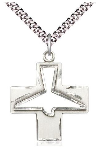 SS HOLY SPIRIT CUTOUT MEDAL 24
