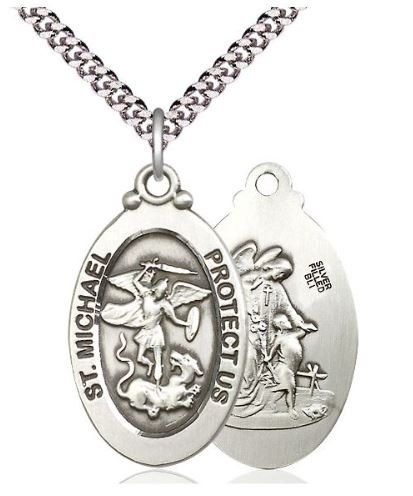SS MICHAEL MEDAL SN CHAIN